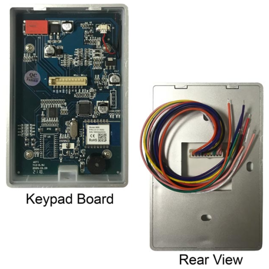 ACCESS CONTROL - WIFI, DIGITAL TOUCH KEYPAD, READER STANDALONE W/ MINI CONTROLLER, EM CARDS W/ DOORBELL - Image 10