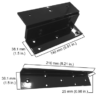 L AND Z BRACKET FOR ELECTROMAGNETIC LOCK - 300LBS - Image 2