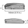 ELECTRIC DROP BOLT LOCK FOR FULL GLASS DOOR AND GLASS FRAME W/ LED AND TIME DELAY - Image 2