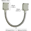 FLEXIBLE STAINLESS STEEL ARMORED DOOR LOOP - Image 2