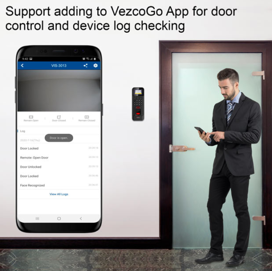 FINGERPRINT BIOMETRIC CARD READER AND KEYPAD, TIME ATTENDANCE WIFI CONTROLLER FOR ACCESS CONTROL - Image 2