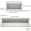 L AND Z BRACKET FOR 1200LBS ELECTROMAGNETIC LOCK - Image 3