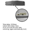 ELECTRIC DROP BOLT LOCK FOR FULL GLASS DOOR AND GLASS FRAME W/ LED AND TIME DELAY - Image 4