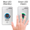 STAINLESS STEEL NO TOUCH INFRARED REQUEST TO EXIT BUTTON W/ TIME DELAY, INDOOR (MID SIZE) - Image 4