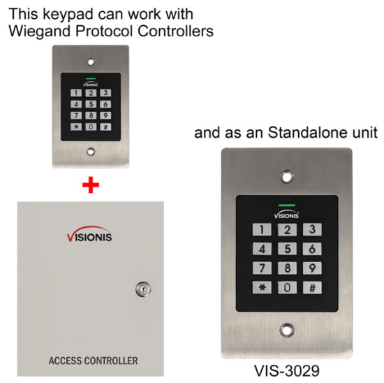 ACCESS CONTROL STANDALONE, KEYPAD, CARD READER STANDALONE WITH MINI CONTROLLER - Image 5