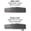 ELECTRIC DROP BOLT LOCK FOR FULL GLASS DOOR AND GLASS FRAME W/ LED AND TIME DELAY - Image 5