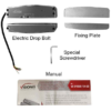 ELECTRIC DROP BOLT LOCK FOR FULL GLASS DOOR AND GLASS FRAME W/ LED AND TIME DELAY - Image 6